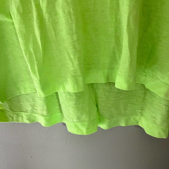 Small Women Pink Victoria Secret Lime Green Crop Top 80s - Picture 3 of 5